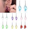 Hook Earrings Irregular Cut Rhinestone Dangle Women Piercing Earrings Jewelry for Party