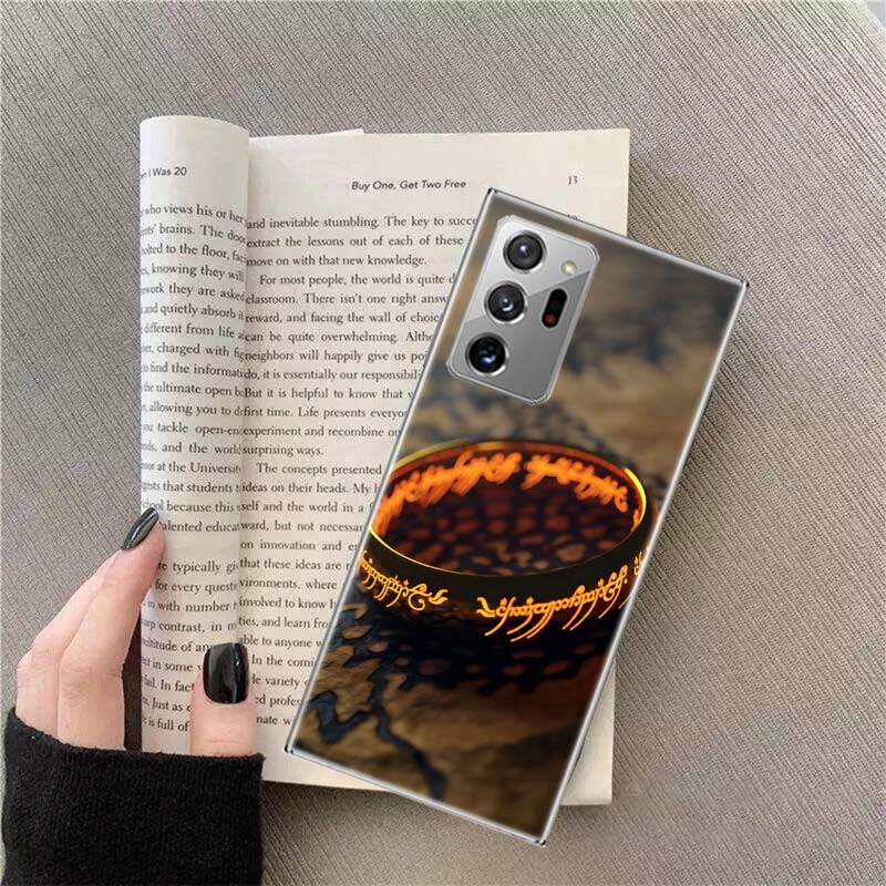 The L-Lord of the R-Rings Phone Case For Samsung Galaxy S25 Edge S24 S23 FE S22 S26 Ultra S21 S20 S10 Plus Capa Soft