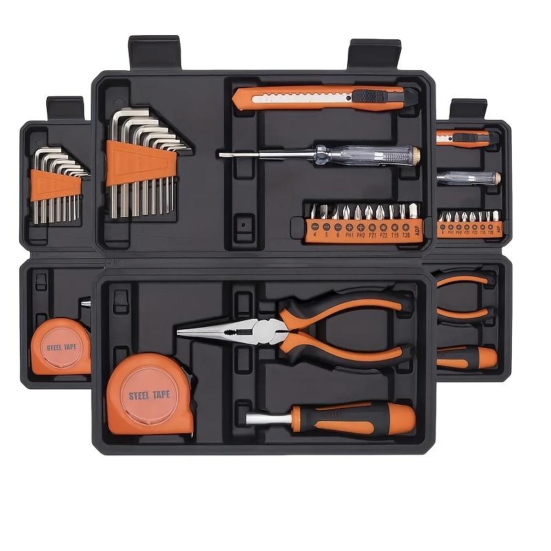 Multi-tool Kit, Home and Car repair hand kit - durable steel hand tools, a combination of essential hardware accessories, no assembly required
