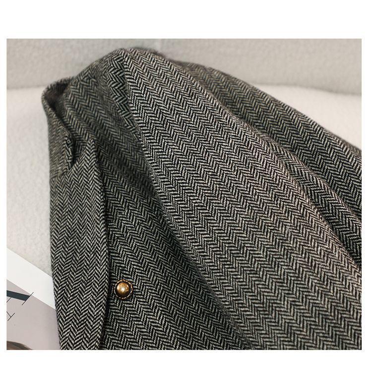 Chic Women's Suit Jacket: Autumn/Winter Versatile Style - Cool, Trendy, and Regular Fit.