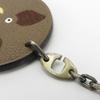 Used HERMES Bag charm leather/Silver925 Brown Brown boar