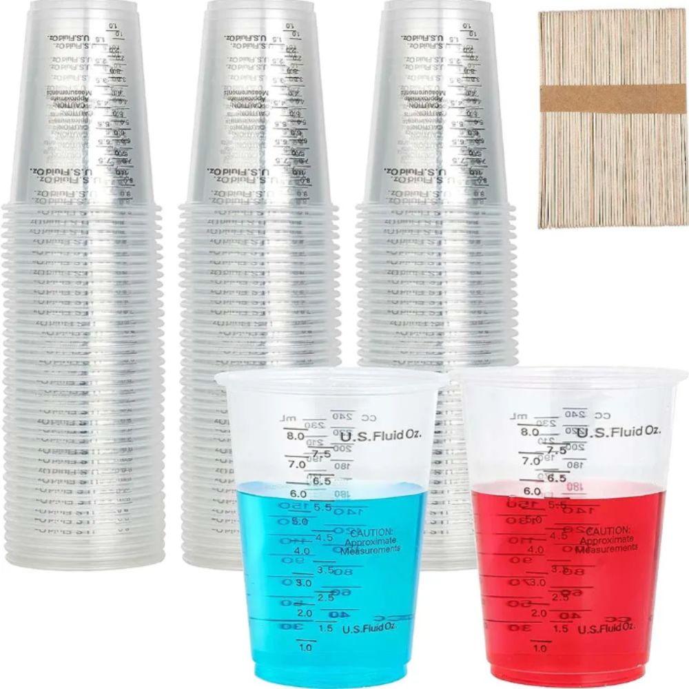 Disposable Epoxy Resin Mixing Cups Plastic Plastic Mixing Cups Mixing Pigments
