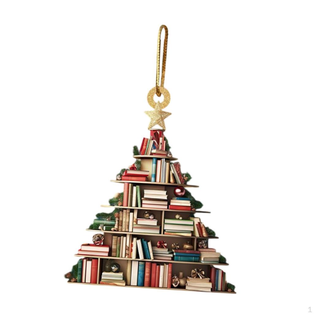 Car Rear View Mirror Pendant Christmas Hanging Ornament Dangling Acrylic Charm Decoration