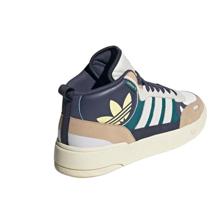 adidas Originální Post Up Pohodlné Všestranné Odolné Mid-Top Skateboardové Boty Unisex Skateboardové Boty Světle Zelené IG9126