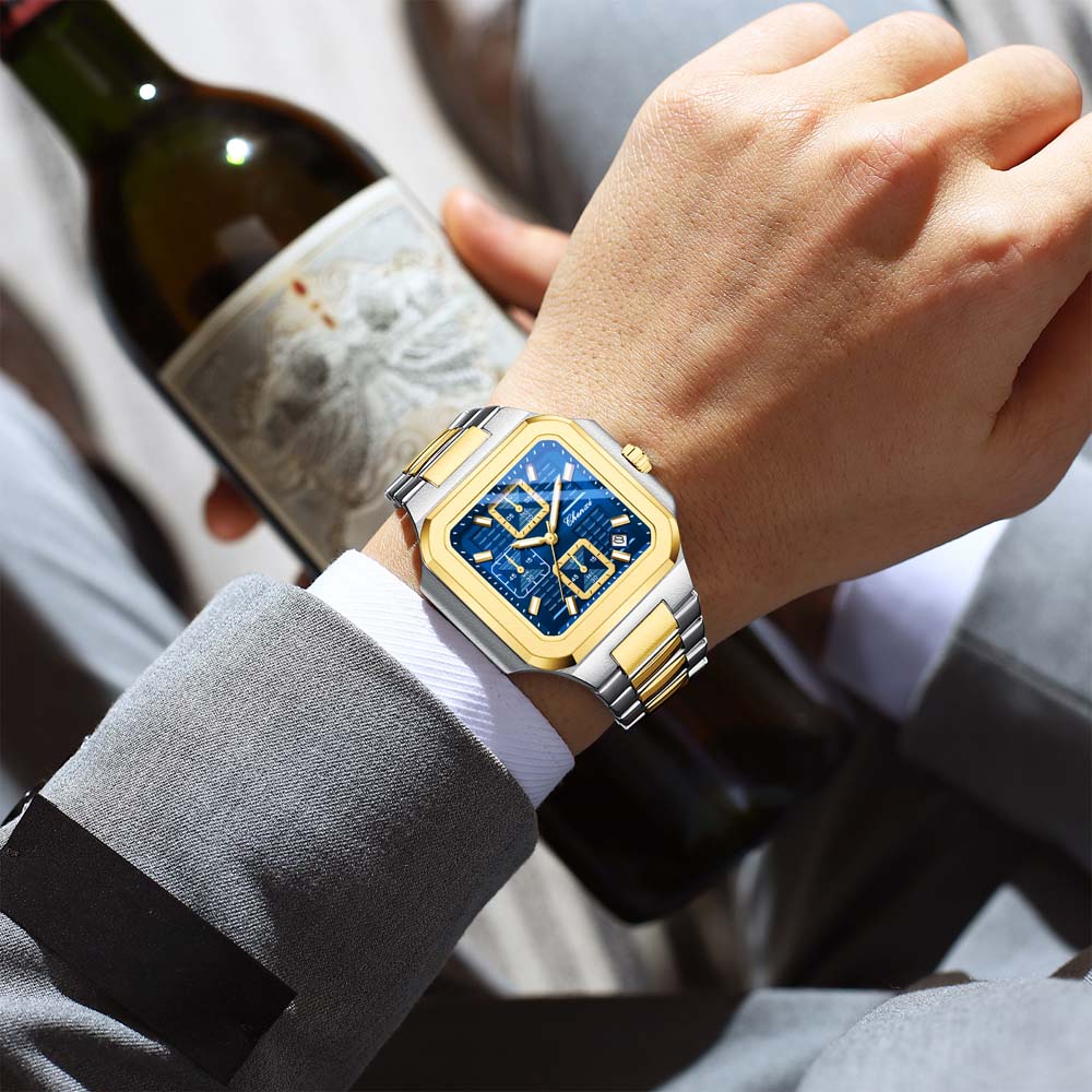 CHENXI New Fashion Men's Automatic Multifunction Wristwatch Calendar Water-Resistant Luminous Men's Quartz watch reloj hombre