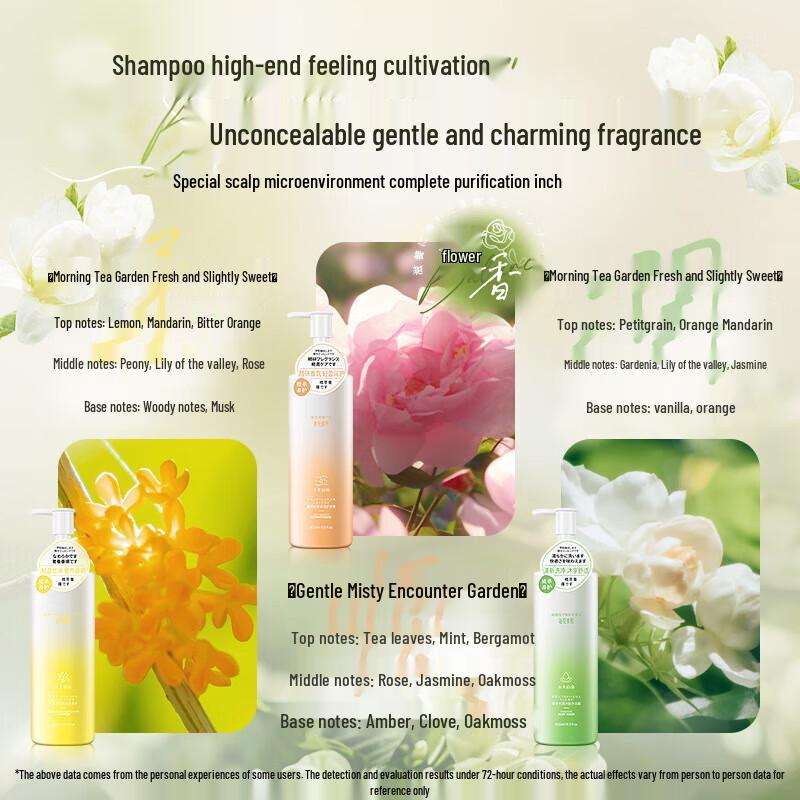 Shuimushan Spring Anti-Dandruff & Nourishing Shampoo 4 x 500ml