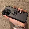 Spider-Man Iron Man LOGO Für iPhone 17 Air 16E 16 15 14 13 12 11 8 7 mini Pro Max Plus Matt Durchscheinend Weiche Handyhülle
