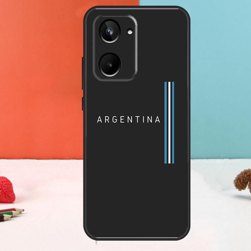 Argentina Flag For Realme GT7 Pro GT6 10 11 12 13 14 15 Pro Plus C55 C67 C63 C61 C53 C31 C71 C75 C65 Case