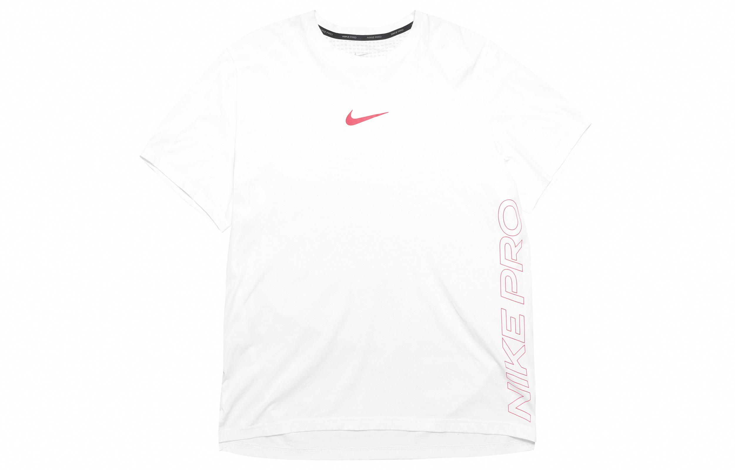 Nike T Shirts Men s White Crew Neck Thin Straight Fit DD1829-100 M