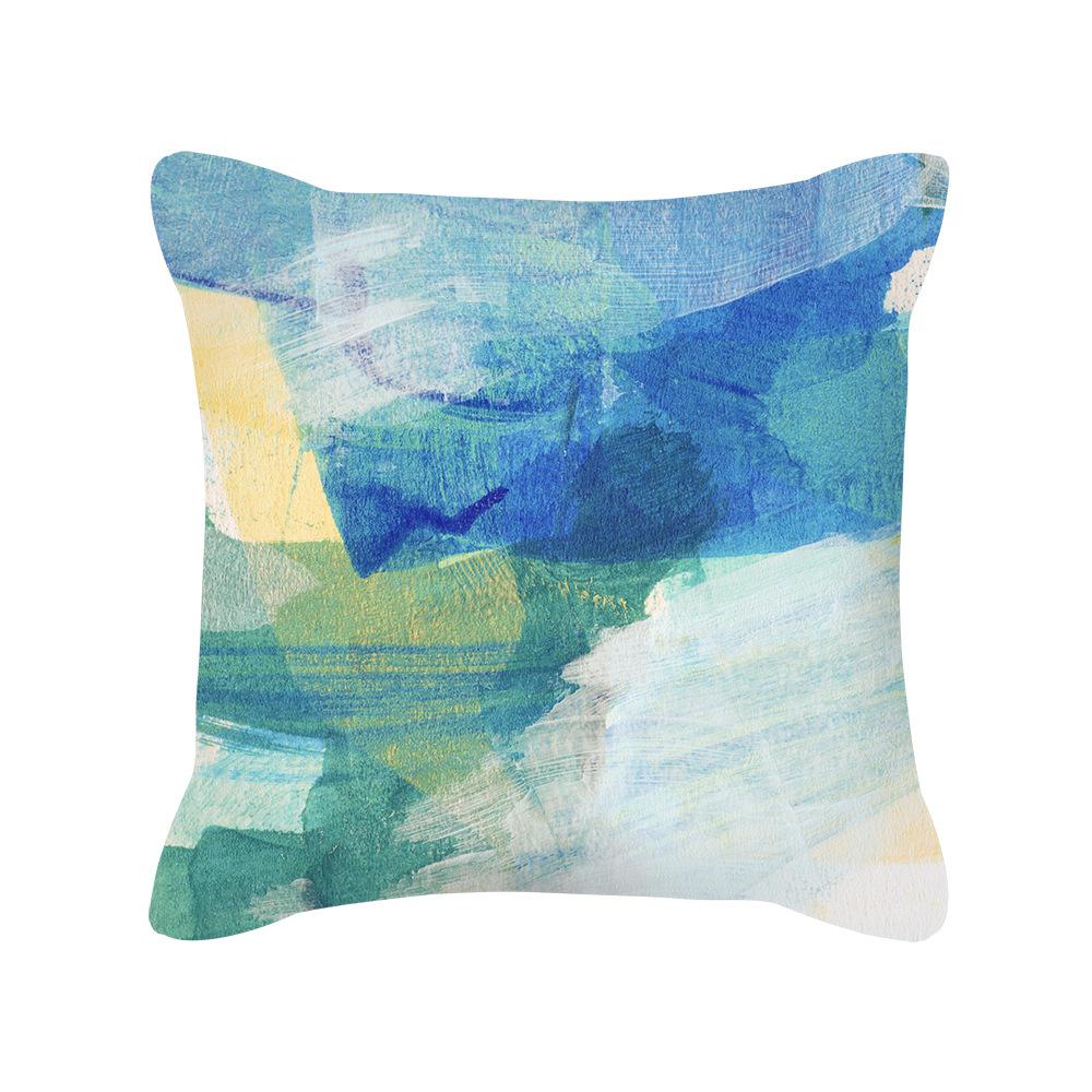 Pillow Nordic Abstract Decoration Home Sofa Bedside Cushion Cover Plush Pillow Cover