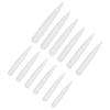120PCS Extra Long Nail Tips Full Cover Stiletto Artificial Nails for Nail Art DIY SalonNatural Color