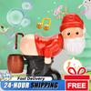 Festive Christmas Fun Santa Claus Bubble Machine with Music & Light Farting Soap Bubble Toy Novelty Xmas Kids Unique Gift