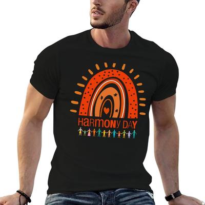 Harmony Day  TShirt T Shirt for Unisex  Percent Cotton T Shirt Unisex Casual T Shirts Cotton  Tshirt