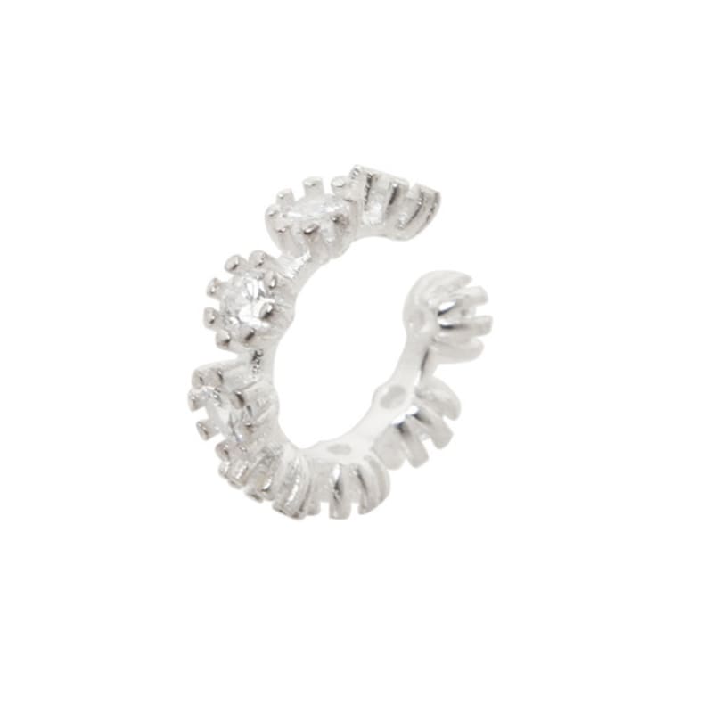 SCALETTO WIL103 White Cubic Earcuff