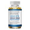 Premium Omega-3 fish oil capsules, rich in EPA 1200mg + DHA 900mg, promote brain, heart and eye health, and boost immunity.