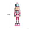 35cm Nutcracker Puppet Figure, Christmas Nutcrackers, Wooden Soldier Statue Toy, Ornament