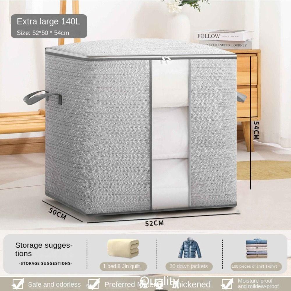 

Складная сумка для хранения одеял, 20 л/100 л/140 л, сортировочная коробка для одеял, сумка для хранения новой одежды, домашняя 140L