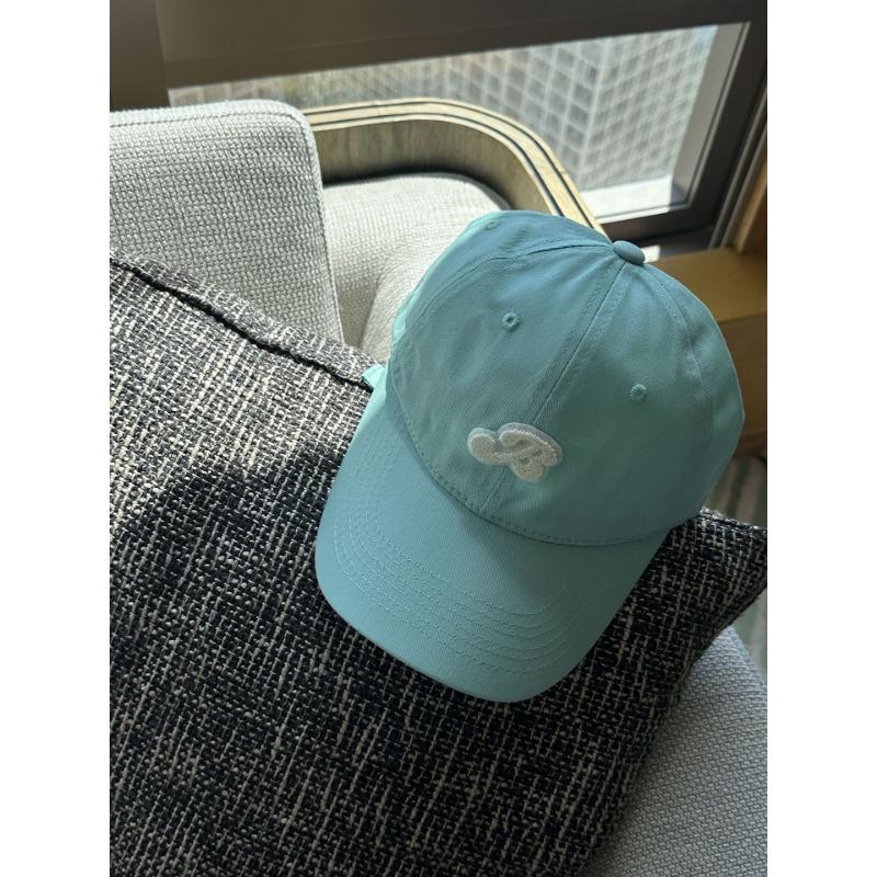 Small fresh embroidered baseball cap mint mambo cute cap women summer sunshade sunscreen show face small cute tide