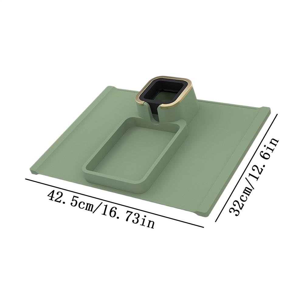 Anti-Slip Sofa Coaster Cup Holder Arm Chair Couch Recliner Remote Control Cellphone Organizer Holder Silicone Sofa Armrest Tray