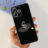 Cute Flower Cat Painted Case For Xiaomi Redmi 12 5G 2023 Soft Silicone TPU Back Cover For Redmi12 5G Global Phone Bumper