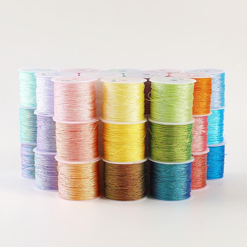 Iridescent Thread for DIY Weaving Jewelry: Bracelet, Necklace, Lanyard, 36912 Strands
