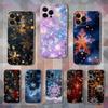 Snowflakes Art Christmas Case For iPhone 15,11,12,13,16,14,17,Pro,Max,Plus,SE,Mini,X,XS,XR, Transparent Soft Silicone
