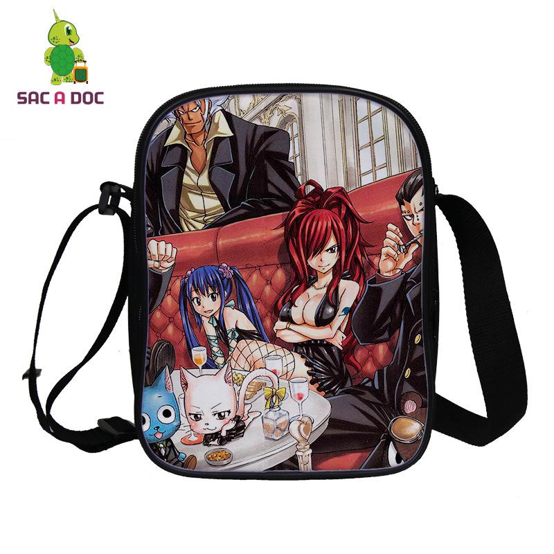 Anime Goblin Tail Peripheral 3D Full Color Printed Shoulder Bag Teen Student Crossbody Bag