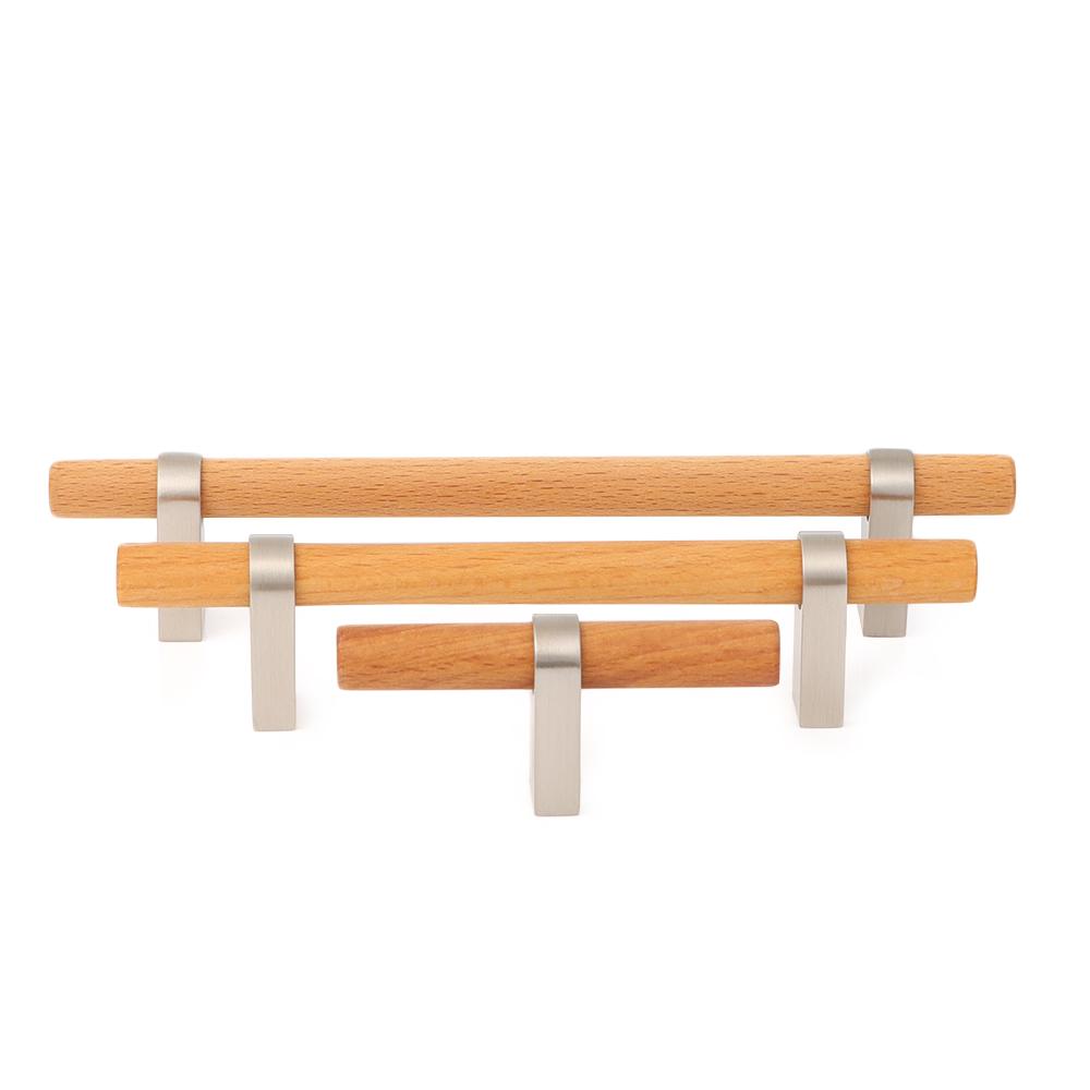 Modern Zinc Alloy Kitchen Cabinet Drawer Pulls Wood Door Handle Door Knob Cupboard