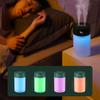 1200 ml Hause Ultraschall-luftbefeuchter USB Dual Düse Schwere Nebel Nebel Maker Fogger Mit Feuchtigkeit Display Bunte Led Nacht licht