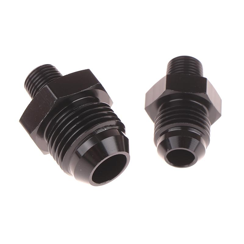 Hliníkový rovný An6 An8 s 1/8" NPT gauge portem, adaptér s vnějším závitem a rozšířenou spojkou, tvarovka An