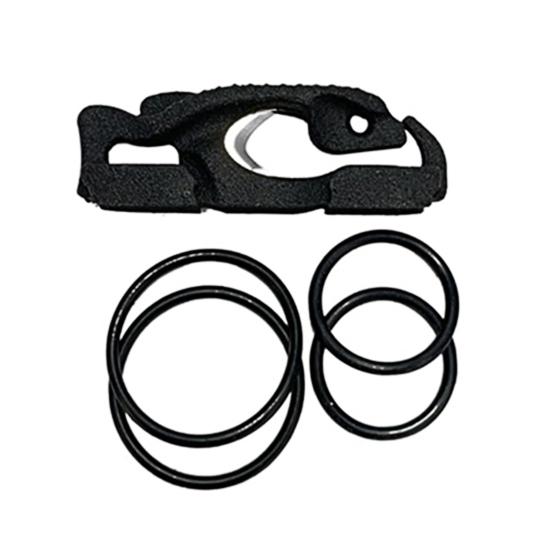 1 Set Fishing Multitool with Rod Mounted Line Cutter Hook Keeper Anti-Tangle Tackle Change Secure Weight Multifunctional Tool Fishing Accessories