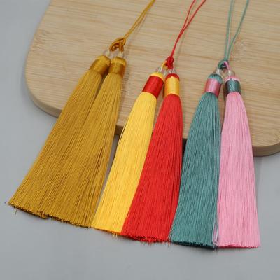 Tassel Suizi Antique Chinese Knot Anti-Wrinkle Two-Color Hanging Ear Pendant Diy Handmade Material Hanfu Pressure Truck Pendant