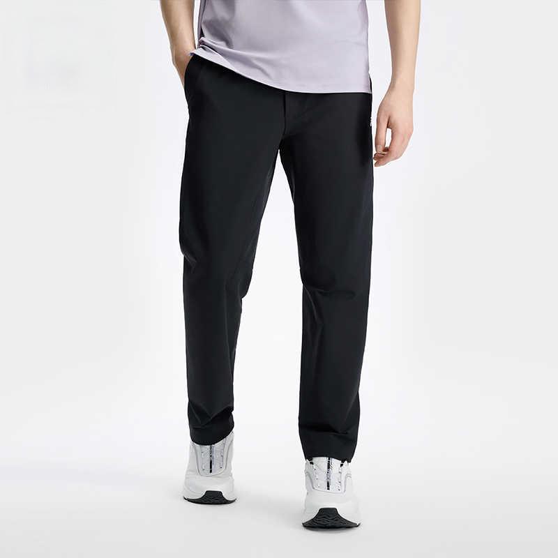 FILA Comfortable Loose Fit Sports Straight Leg Casual Pants Men bottoms Deep-Black A11M431812FBK