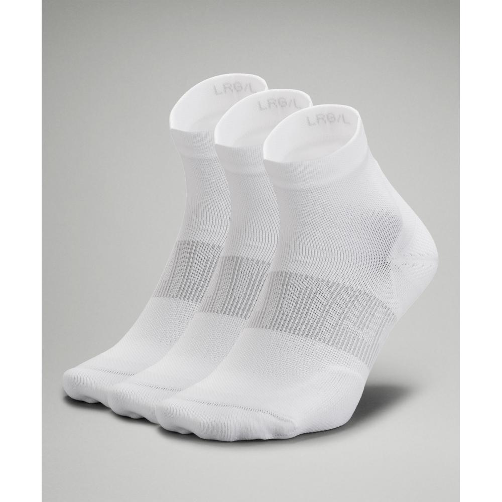 

Lululemon Men S Power Stride Ankle SockS 3 Pack White L