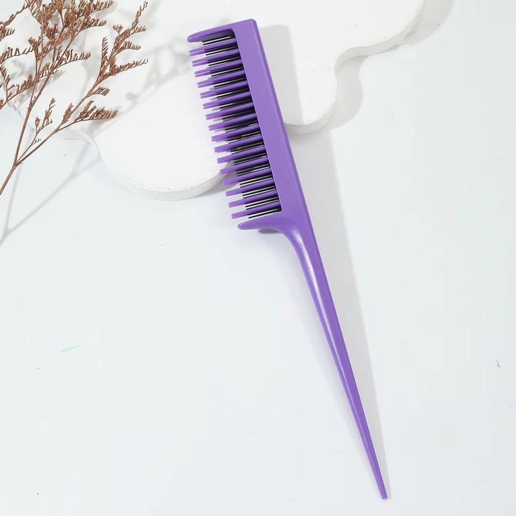 1pc fashionable mouse tail comb - heat-resistant carbon fiber comb with durable ABS handle For Hair Accessories