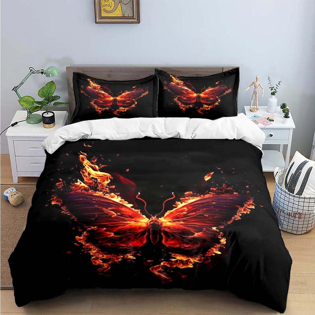 Comforter Exquisite Angel Wings Printed Bedding Sets Exquisite Set Bed Comforter Set Bedding Set Luxury Birthday Gift