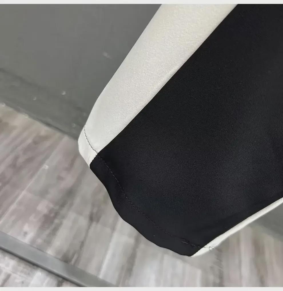 2023 Men's Straight-Leg Sweatpants with Side Stripes - Spring/Autumn Casual Sports Trousers