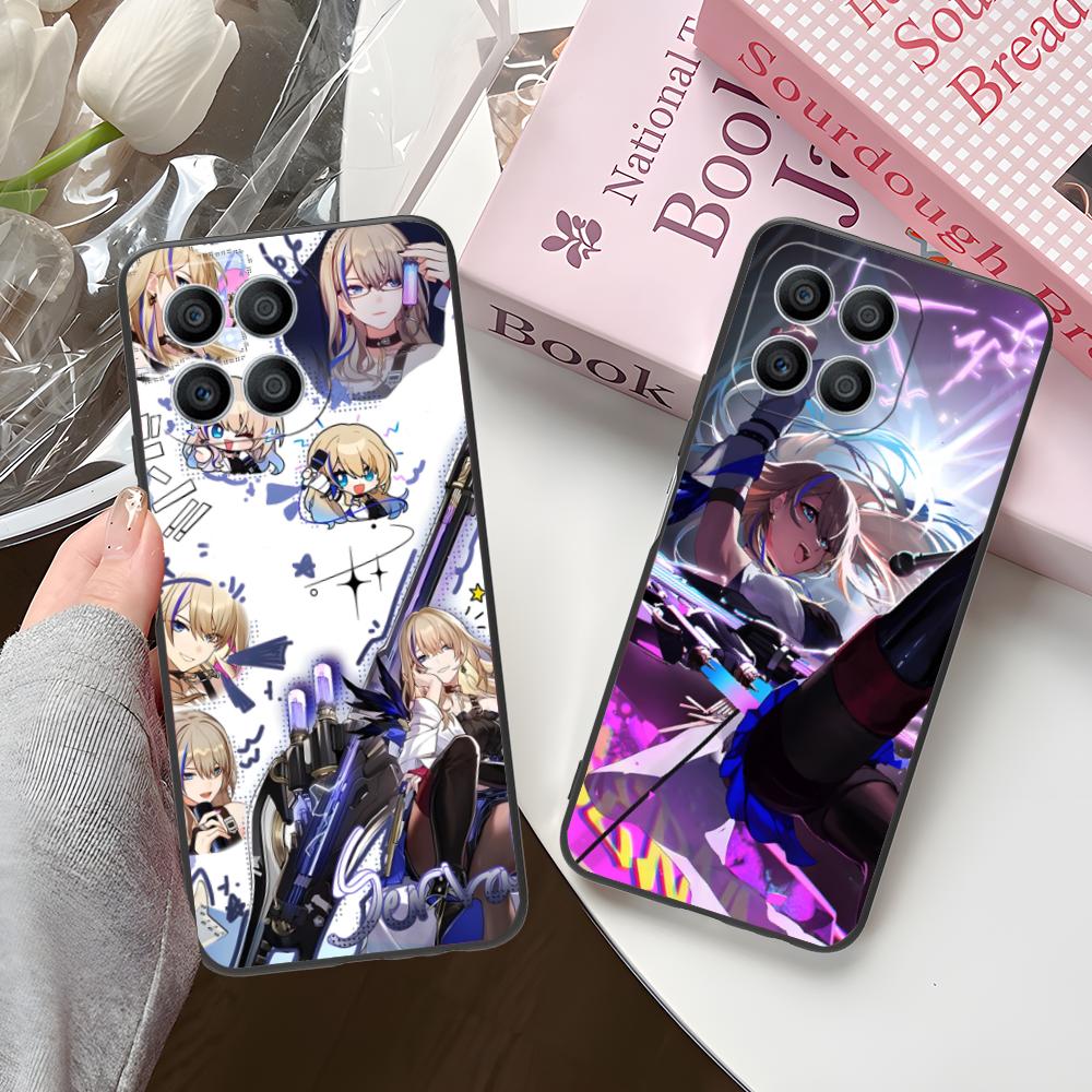 HSR Serval Matte TPU Mobile Phone Case for Honor 90 80 70 60 50 30 20 10 9 8 7 Pro S SE Lite 5G Colorful Printing Cover