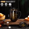 Graduation Gift for Teachers 18oz Unique Black Metallic Mug Comes with an Elegant Gift Box and Message Card Perfect for and as a Gift for Men and