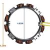 592830 696458 Alternator Coil Stator for 691064, 393295 Engines for John Deere GT235 LT166 Craftsman V-Twin