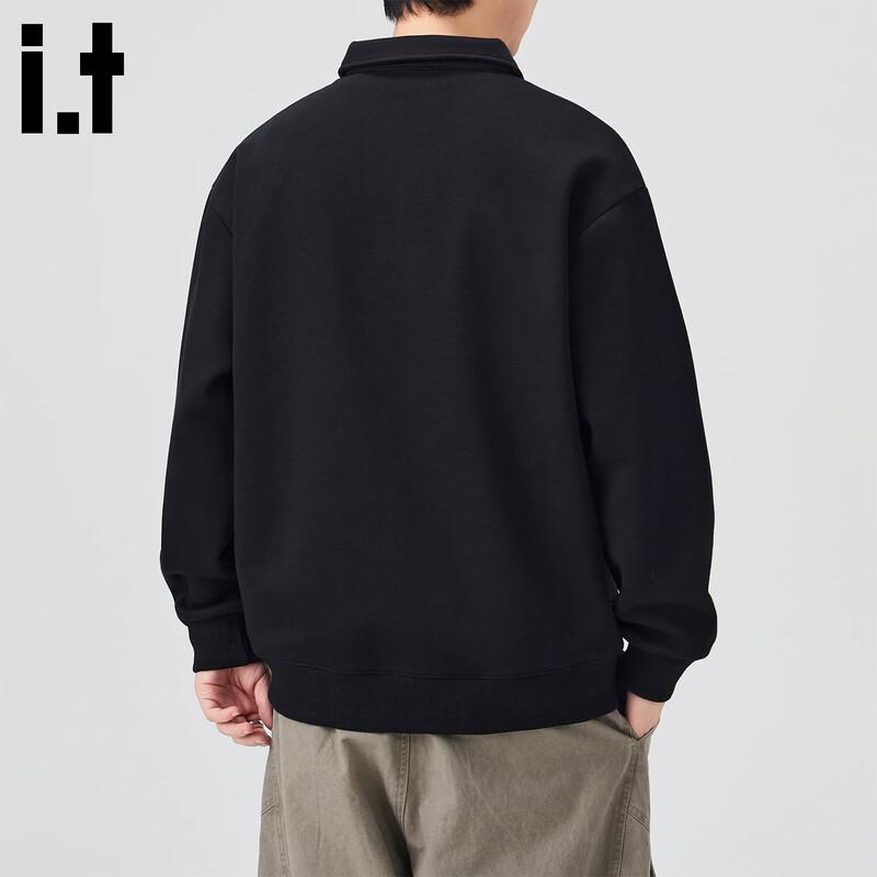 Men's American Style Retro Polo Sweatshirt