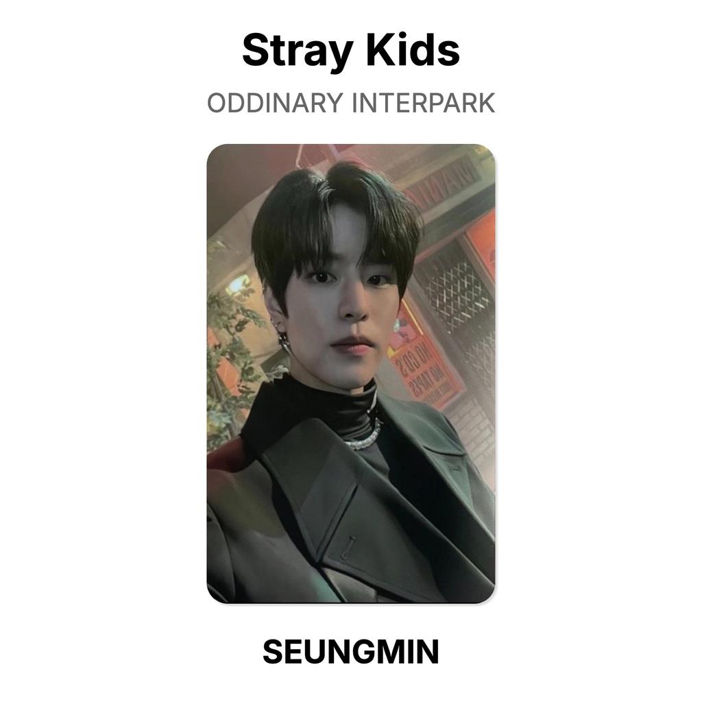Stray Kids ODDINARY INTERPARK Official Photocard
