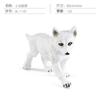 Simulation Static Forest Animal White Wolf Model Wolf Cub Arctic Wolf Growling Wolf Static Ornament Set Toy