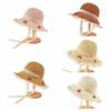 Cappello da Pescatore in Paglia Ricamato con Ciliegie Cappello a Secchiello Intrecciato all'Uncinetto Cappello da Sole Unico per Donna