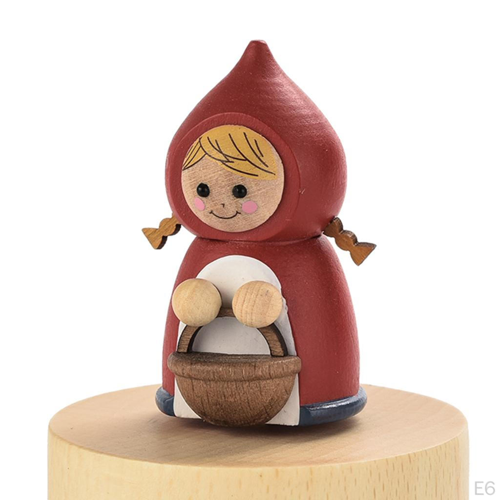 With Melody, Wooden Musical Box For Baby Shower Gift, Happy Birthday Gift