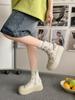 CHABELLA Women's High Top Canvas Shoe Design Buckle Strap Zip Simplicity Female Shoes   High Street Grace Waling Shoes