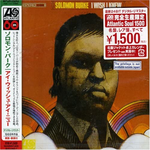 

CD SOLOMON BURKE - I Wish I Knew WPCR25243 Japan ObiSoul/Funk Used