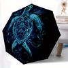 1pc Ocean Spirit Automatic Open 8-Rib Windproof Umbrella, Travel & Commuting, Suitable for All Seasons