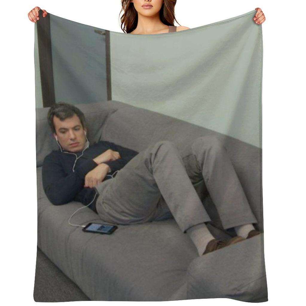 Nathaniel Tapestry Throw Blanket Bed Fashionable Loose bed plaid Luxury Blankets