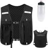 Running Hydrating Vest with 500ml Kettle, Adjustable Chest Strap, Light and Breathable, Suitable for Marathon Jogging and Riding, Can Store Mobile Ph